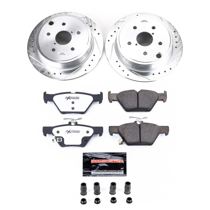 Power Stop K9014-26 2021 fits Subaru WRX Rear Z26 Street Brake Kit