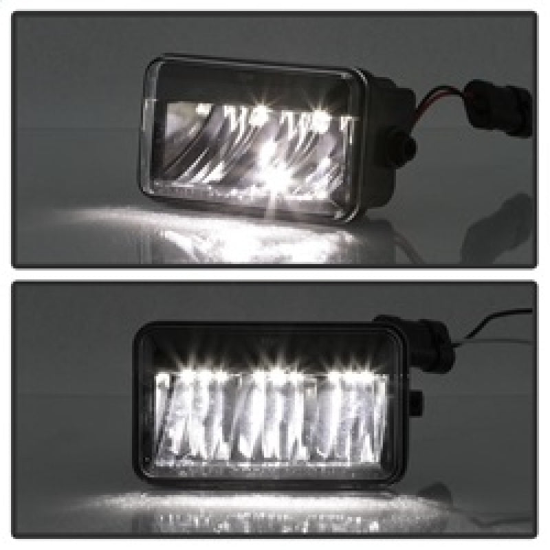 Spyder 5083975 fits Ford 15-16 F-150 Fog Light - Black FL-YD-FF15015-LED-BK