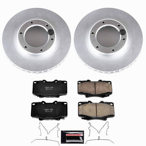 Power Stop 96-97 Lexus LX450 Front Z23 Coated Brake Kit