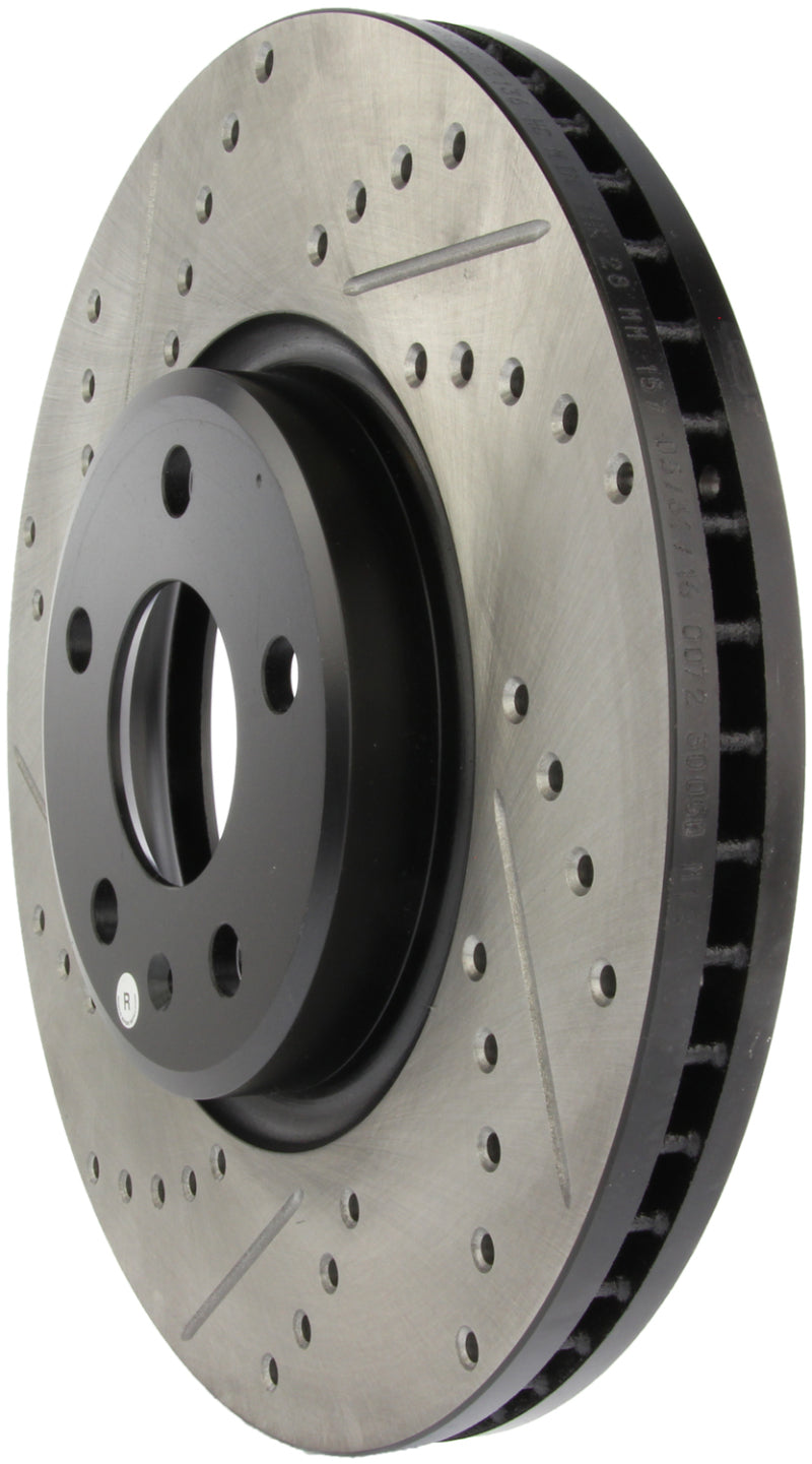 Stoptech 127.33136R Slotted & Drilled Sport Brake Rotor