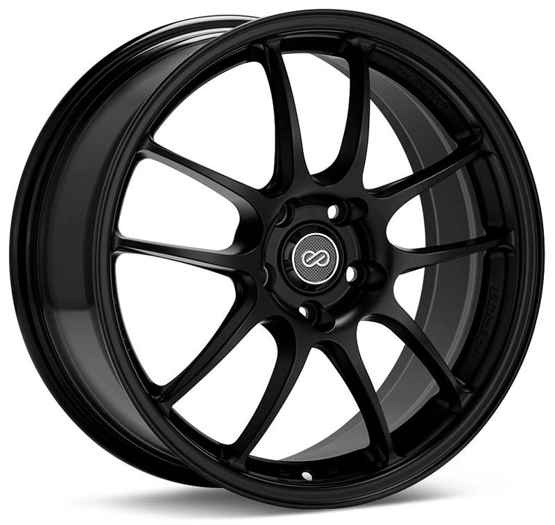 Enkei 460-8105-6538BK PF01 18x10.5 5x114.3 38mm Offset Matte Black Wheel