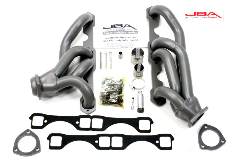 JBA 1830S-6JT GM Truck 265-400 Carbureted w/A.I.R. 1-5/8in Primary Ti Ctd Cat4Ward Header