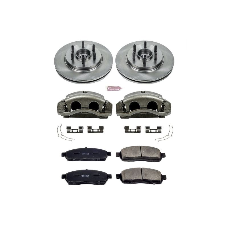 Power Stop KCOE1939A 06-08 Lincoln Mark LT Front Autospecialty Kit w/Cals