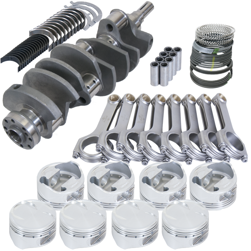 Eagle 14407W3700 fits Ford 4.6 2V Windsor 3.750in Crank 5.950in H-Beam -13cc 3.700in Pistons Rotating Assembly