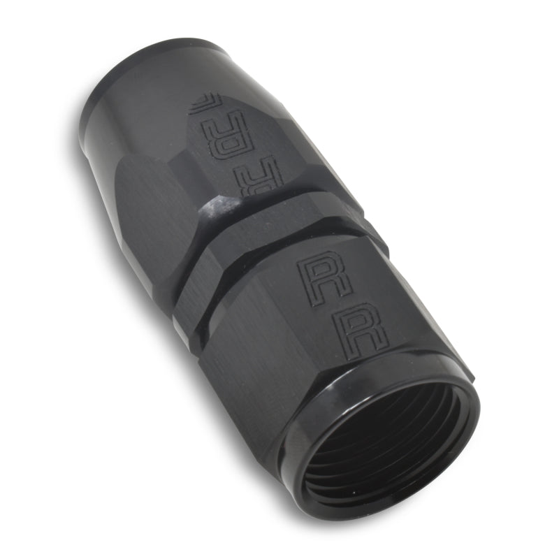 Russell 610035 Performance -8 AN Black Straight Full Flow Hose End