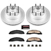 Power Stop CRK4716 17-18 fits Ford E-450 Super Duty Front Z17 Coated Brake Kit