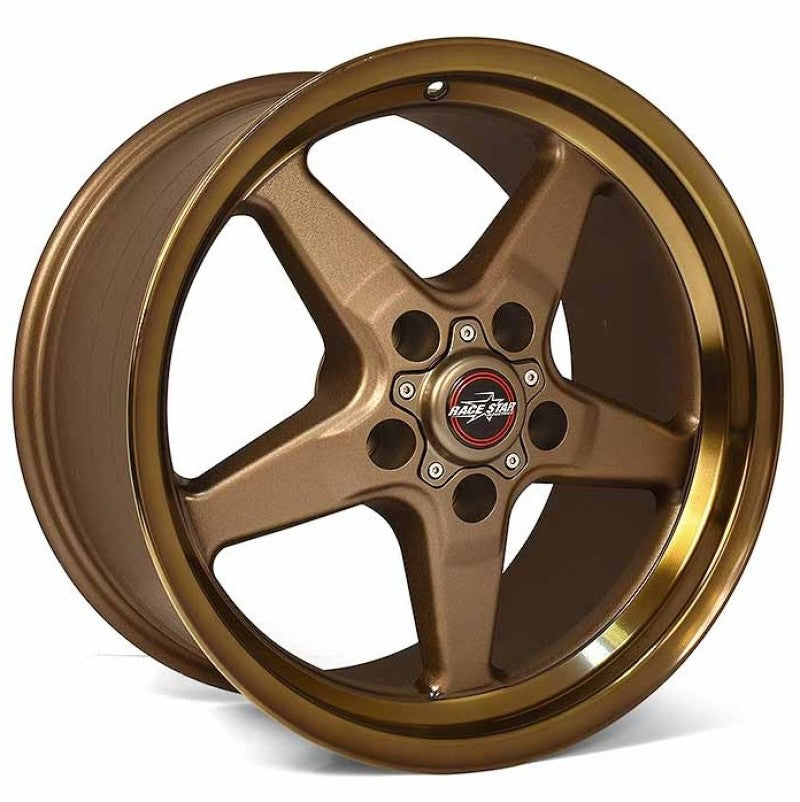 Race Star 92-795253BZ 92 Drag Star Bracket Racer 17x9.5 5x4.75BC 6.875BS Bronze Wheel