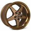 Race Star 92-795253BZ 92 Drag Star Bracket Racer 17x9.5 5x4.75BC 6.875BS Bronze Wheel