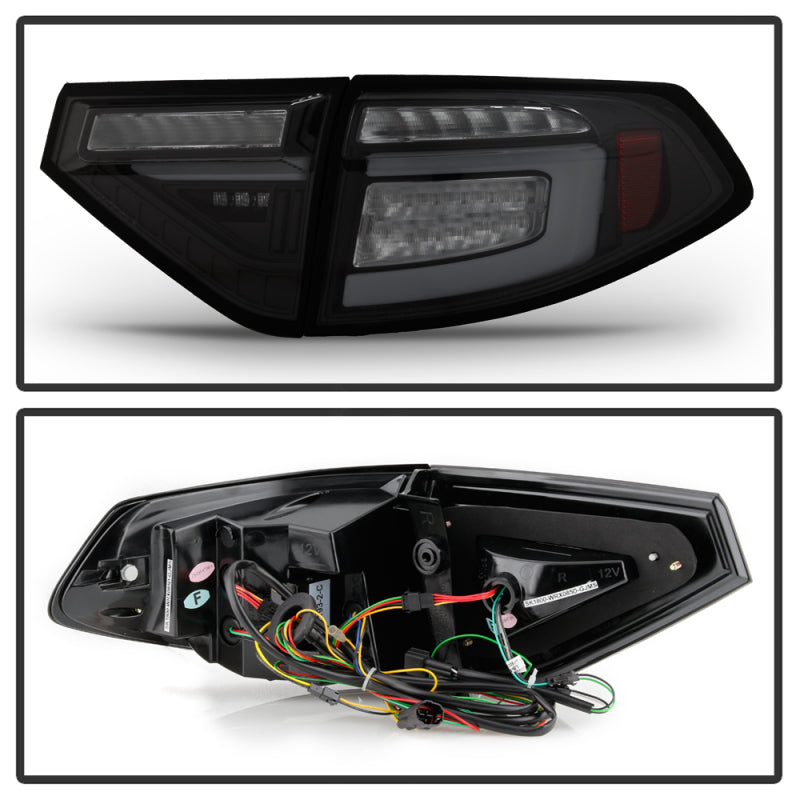 Spyder 5086747 Subara fits Impreza WRX Hatchback LED Tail Lights Seq Signal Blk