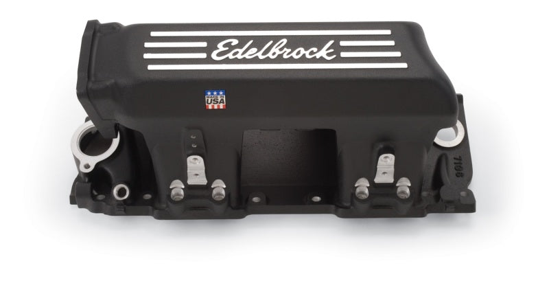 Edelbrock 71363 Manifold EFI Pro-Flo XT BB fits Chevy Rect Port Heads Black Powder Coated
