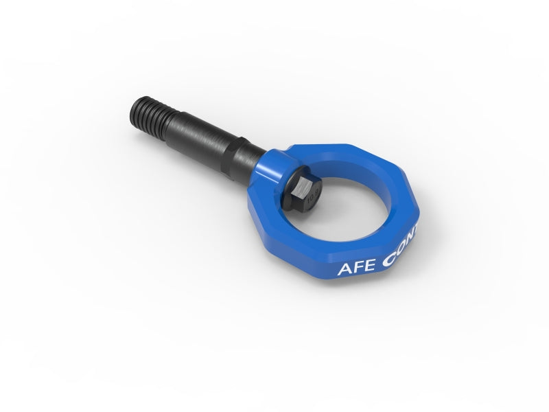 AFE 450-721002-L Control Rear Tow Hook Blue 20-21 fits Toyota GR Supra (A90)