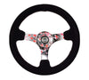 NRG RST-036SAK-S RST-036SAK-S Reinforced Steering Wheel 3in Deep Pink Sakura