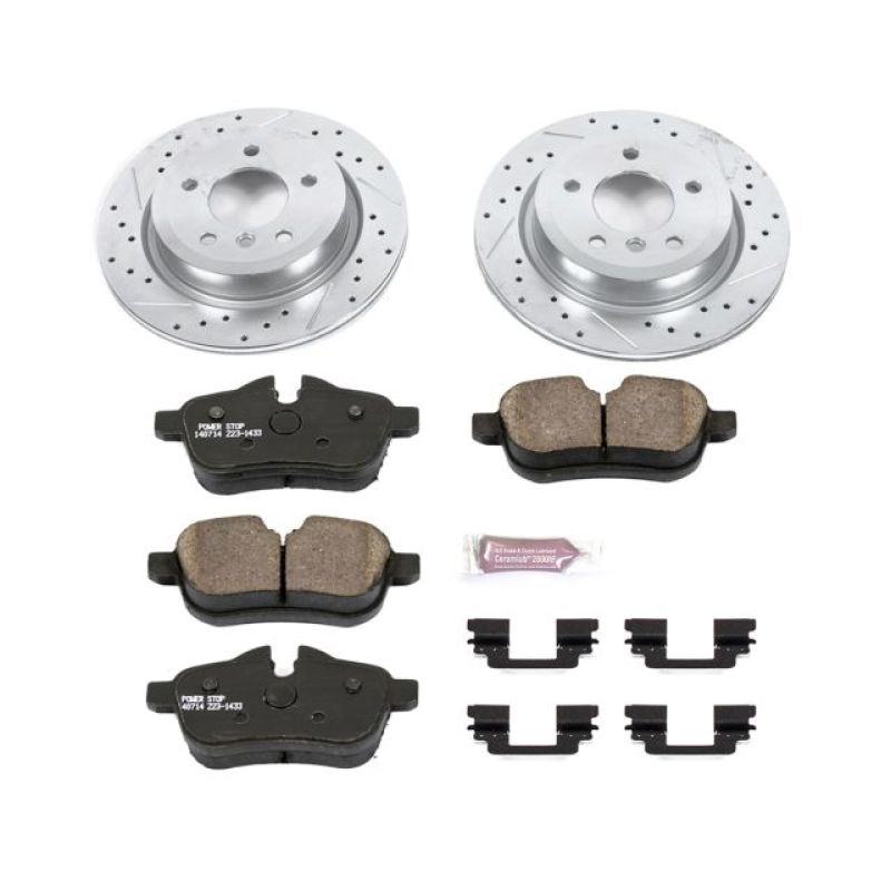PowerStop K6583 fits BMW 09-10 Z4 Rear Z23 Evolution Sport Brake Kit