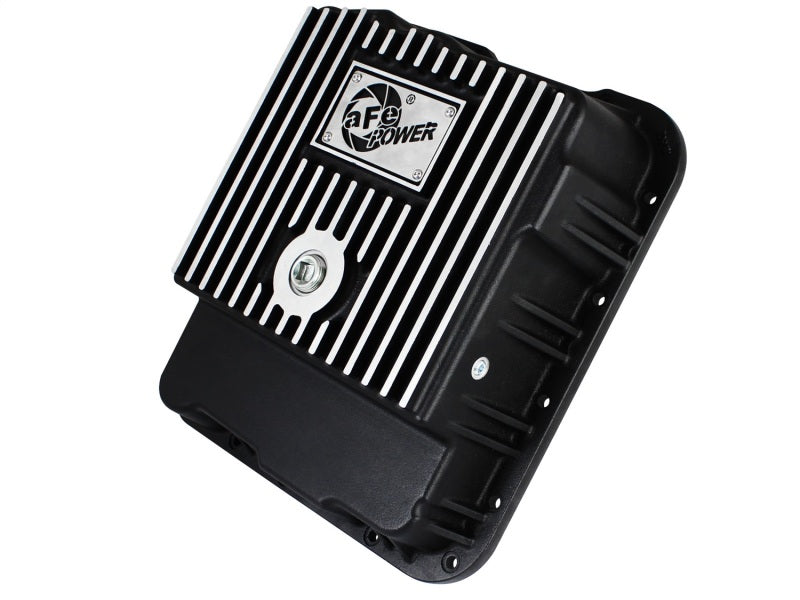 AFE 46-70242 ission Pan (Black w/ Machined Fins) fits GM Trucks 99-16 (4L60-E/4