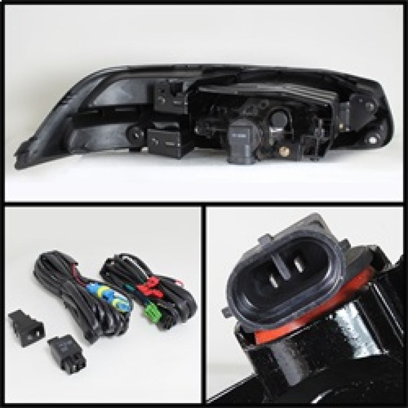 Spyder 5070449 fits Honda 12-20 Civic 2013 2Dr/Coupe OEM Fog Light W/Switch Yel