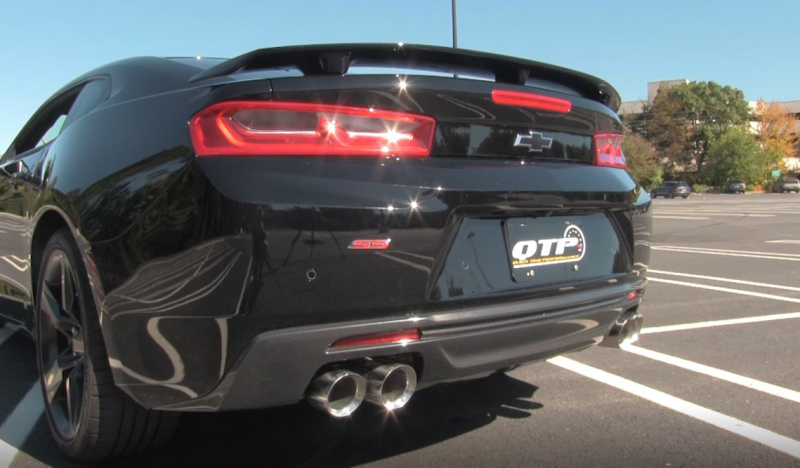 QTP 400117 2016-2024 fits Chevrolet Camaro SS QTP Screamer Axle Back Quad Tip Bumper