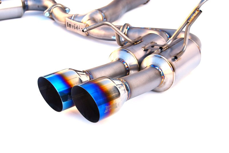 Invidia HS15STI5TG4ST 2015+ WRX/STi Gemini 80mm Full Titanium Quad 101mm Tip Cat-Back Exhaust