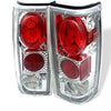 Spyder 5001849 fits Chevy 82-93 S10/S10 Blazer Euro Style Tail Lights Chrome AL