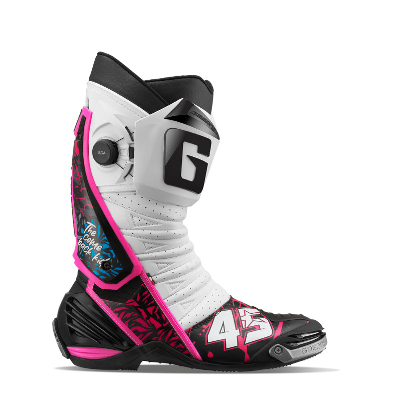 Gaerne 2460-021-10.5 GP1 Scott Redding Replica Boot Bold White/Pink Size 10.5