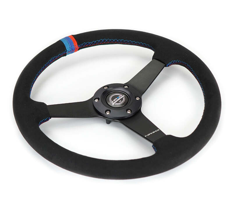 NRG RST-037MB-SA-M3 RST-037MB-SA-M3 Sport Wheel 3 Solid Spokes - 1.5in Deep -