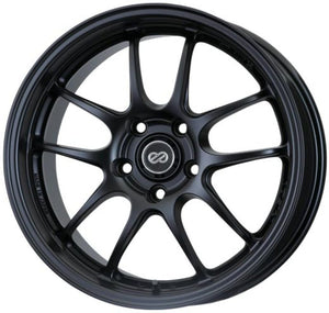 Enkei 460-790-6560BK PF01SS 17x9 5x114.3 60mm Offset 75mm Bore Diameter Matte Black Wheel