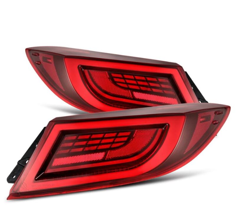 AlphaRex 675030 22-24 fits Toyota GR86 LUXX LED Taillights Vivid Red
