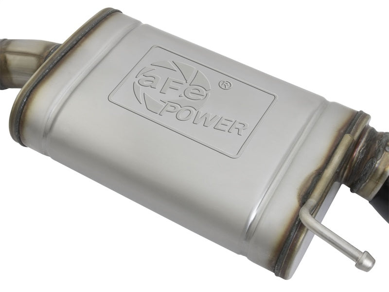 AFE 49-43085-B rce XP 2.5in 409 Stainless Axle Back Exhaust w/ Black Tips 15-17