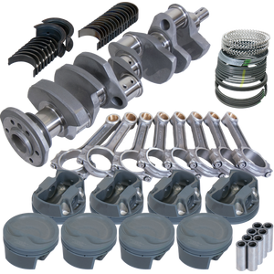Eagle 62010060 fits Chevy 350 3.750in Crank 6.000in I-Beam Rods -16cc 4.060in Pistons Rotating Assembly