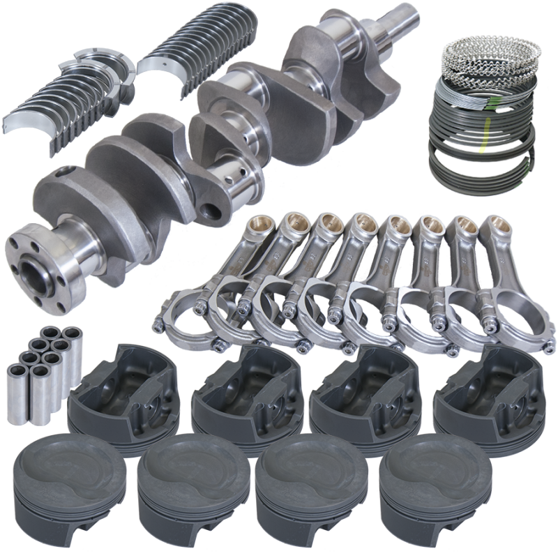 Eagle 16040125 fits Ford 289/302 3.400in Crank 5.400in I-Beam Rods -16cc 4.125in Pistons Rotating Assembly