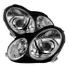 9029783 Xtune fits Mercedes W203 C Class Sedan Projector Headlights -Chrome PR