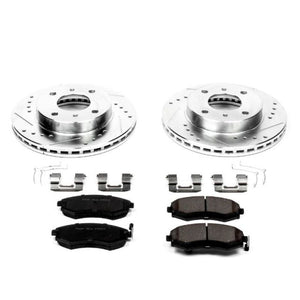 PowerStop K656 fits Infiniti 91-96 G20 Front Z23 Evolution Sport Brake Kit