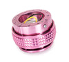 NRG SRK-210PK-PK SRK-210PK-PK Quick Release Kit - Pyramid Edition - Pink Body /