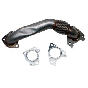 Wehrli WCF100654 01-04 fits Chevrolet 6.6L Duramax LB7 2in Stainless Pass. Side