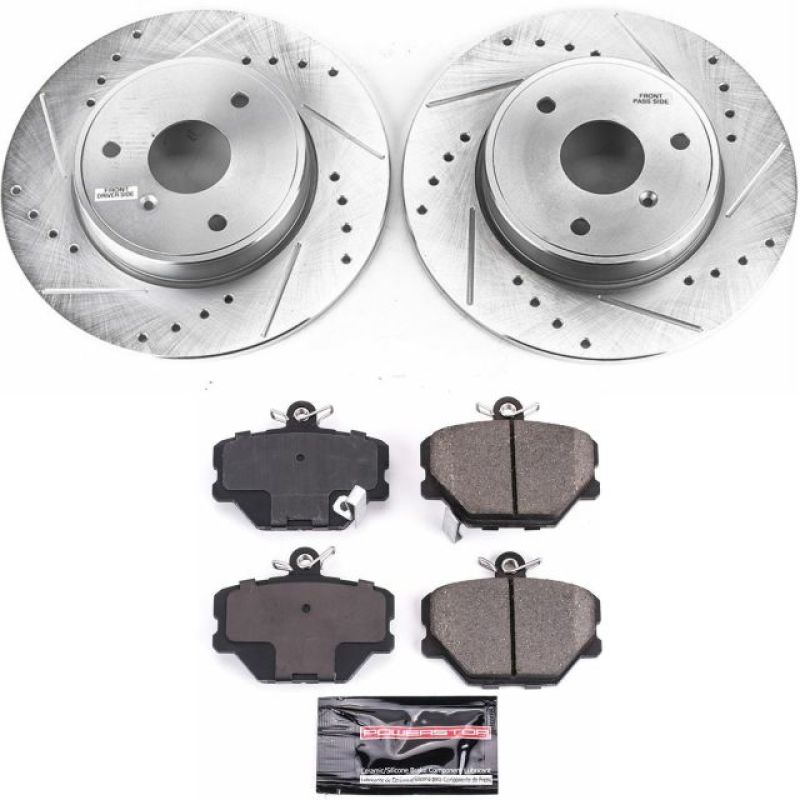 PowerStop K5695 fits Smart 08-16 Fortwo Front Z23 Evolution Sport Brake Kit