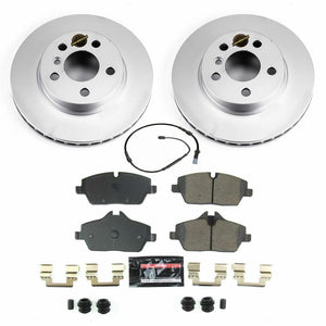 PowerStop CRK8112 fits BMW 14-19 i3 Front Z23 Evolution Sport Coated Brake Kit