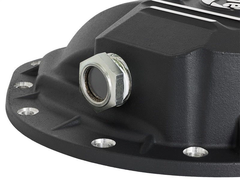 AFE 46-70362 Pro Series Rear Differential Cover Black w/Machined Fins 16-17 fit