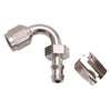 Russell 626001 Performance Twist Lok Hose End Tight Radius #6 120 Deg (Endura)