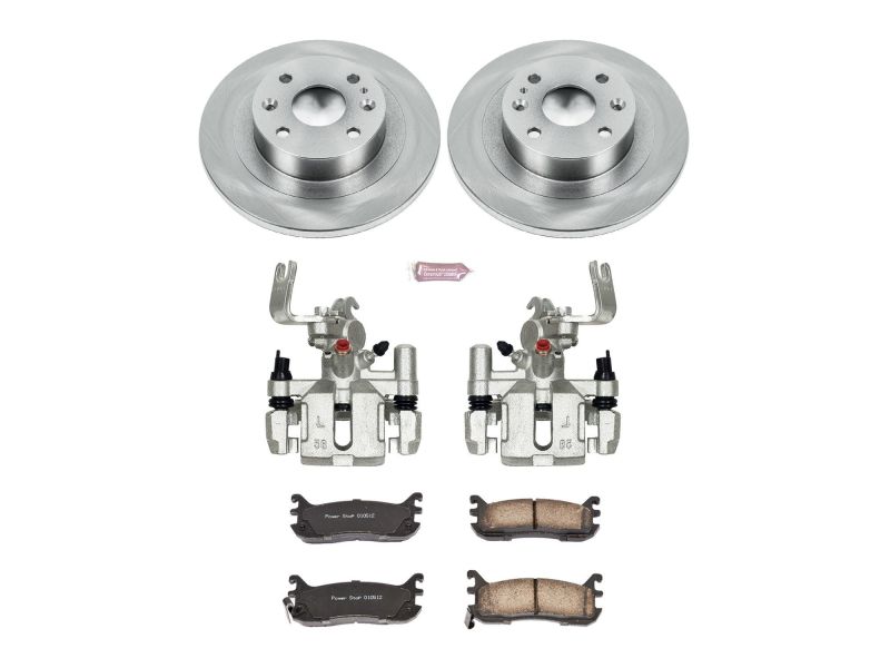 PowerStop KCOE772 fits Ford 97-03 Escort Rear Autospecialty Brake Kit w/Calipers