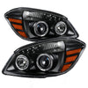 9027765 Xtune fits Chevy 05-10 Cobalt Halo Projector Headlights Black PRO-JH-C
