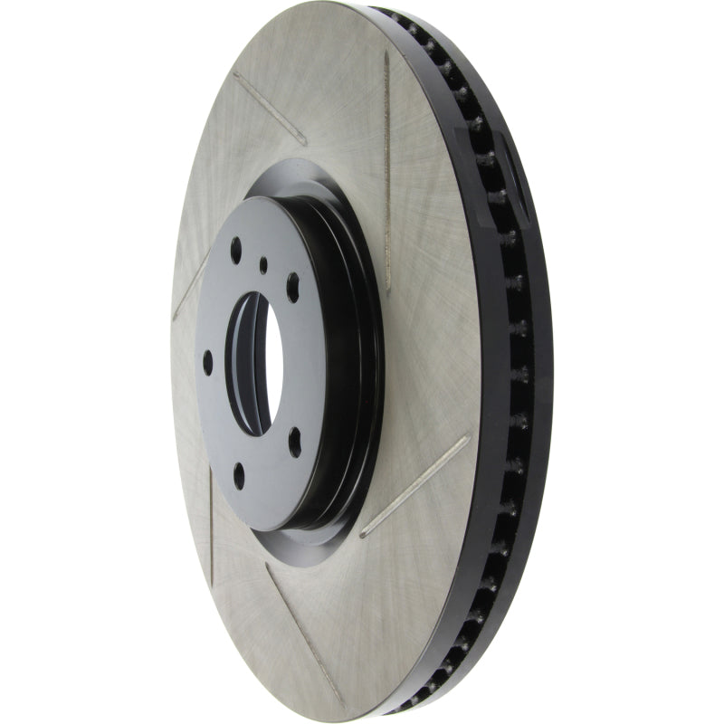 Stoptech 126.42095SL Power Slot 07-08 fits Infiniti G35 2WD / 08 G37 Coupe SportStop Slotted Front Left Rotor