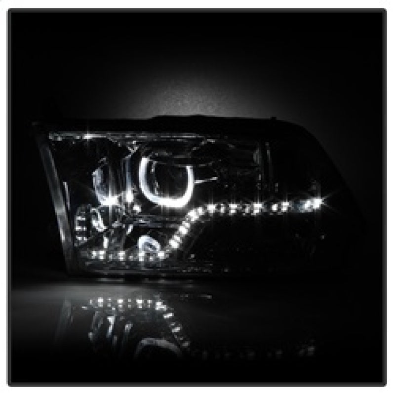 xTune 9036743 fits Dodge Ram 2009-2014 Halo LED Projector Headlights - Chrome P