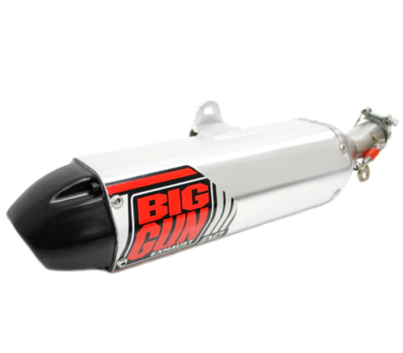 Big 13-45502 Gun 07-14 fits Kawasaki KFX 450R EXO Aluminum Slip On Exhaust