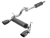 AFE 49-38066-B Series 2.5in 304 SS Cat-Back Exhaust w/ Black Tips 2018+ fits Je