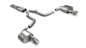 CORSA Performance 14440 Corsa 2005-2010 fits Dodge Charger No Towing Hitch SRT-8 6.1L V8 Polished Xtreme Cat-Back Exhaust