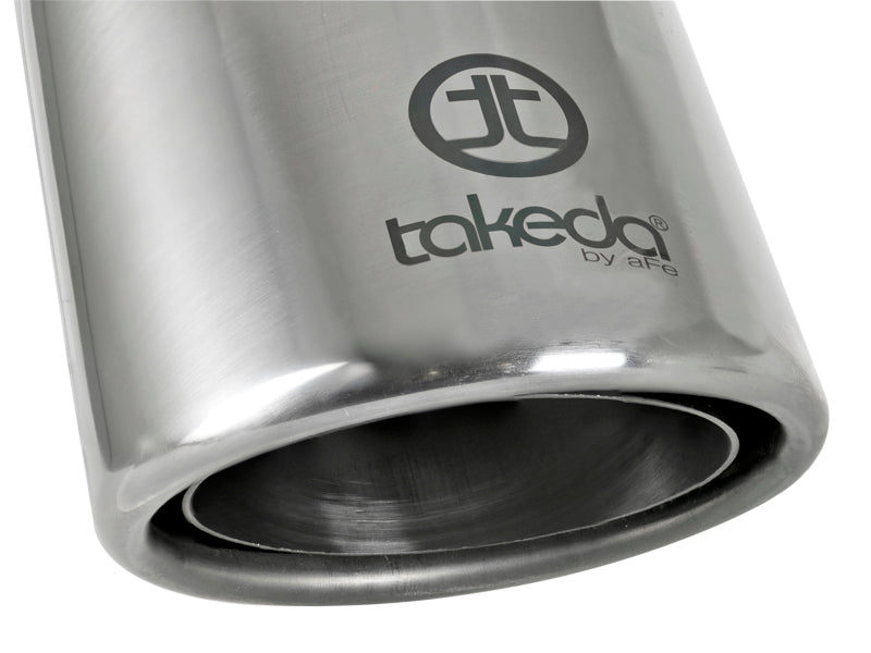 AFE 49T25404-P08  304 Stainless Steel Clamp-On Exhaust Tip 2.5in. Inlet / 4in.