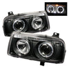 Spyder 5012197 fits Volkswagen 93-98 Jetta III Projector Headlights LED Halo Bl
