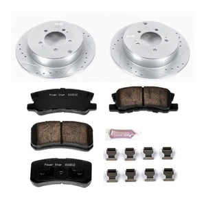 PowerStop K5499 fits Mitsubishi 09-15 Lancer Rear Z23 Evolution Sport Brake Kit