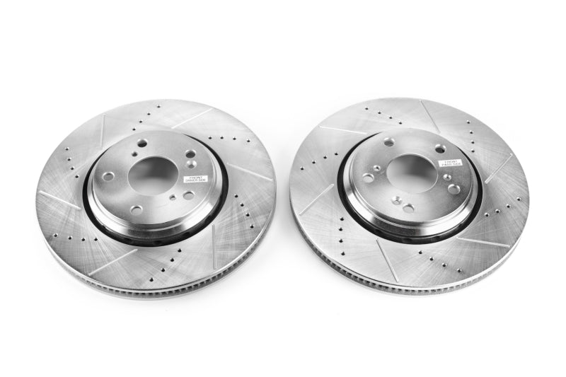 PowerStop fits Acura 17-18 ILX Front Evolution Drilled & Slotted Rotors - Pair