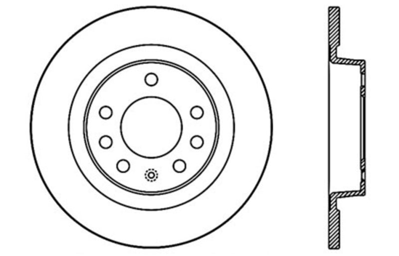 Stoptech 128.62094L Drilled Sport Brake Rotor