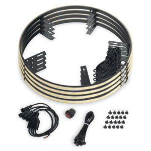 ORACLE Lighting 4238-051 LED Illuminated Wheel Rings - 16.5in PLASMA White